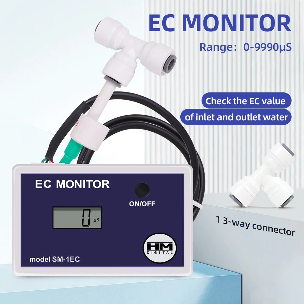 Ec Monitor HM Digital EC Meter On-line Single Channel EC Monitor LCD Display Water ...