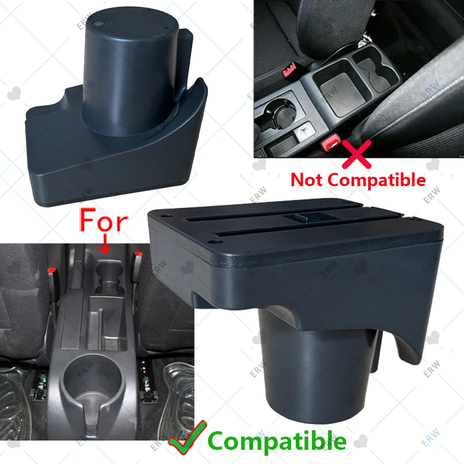 For Volkswagen Golf 6 Armrest Box For VW Golf 6 Golf 5 Mk6 MK5 Jetta 5 Car Armrest For VW Sagitar  Storage Box Interior details