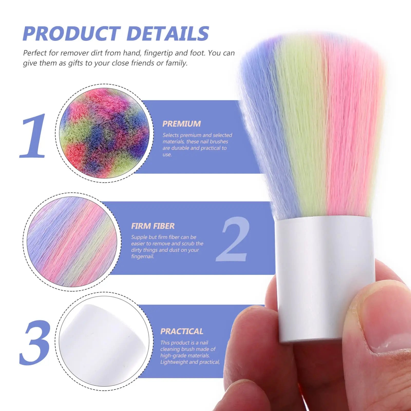 YIKOOLIN Colorful Dust Brush Dip Powder Nail Kit &ndash; Fast Color