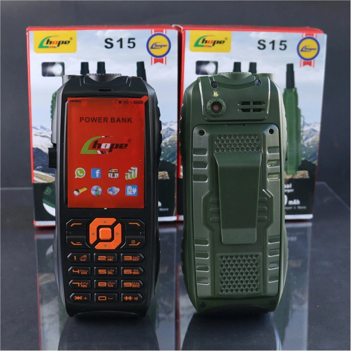 MAFAM Military Shockproof Phone &ndash; Big Battery SOS Button