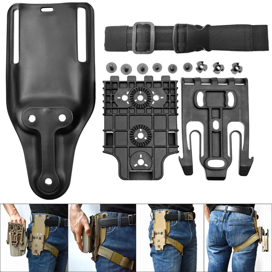 Quick Locking QLS 19 Drop Leg Strap for Universal Holster Platform by InterCyprus Trading Ltd
