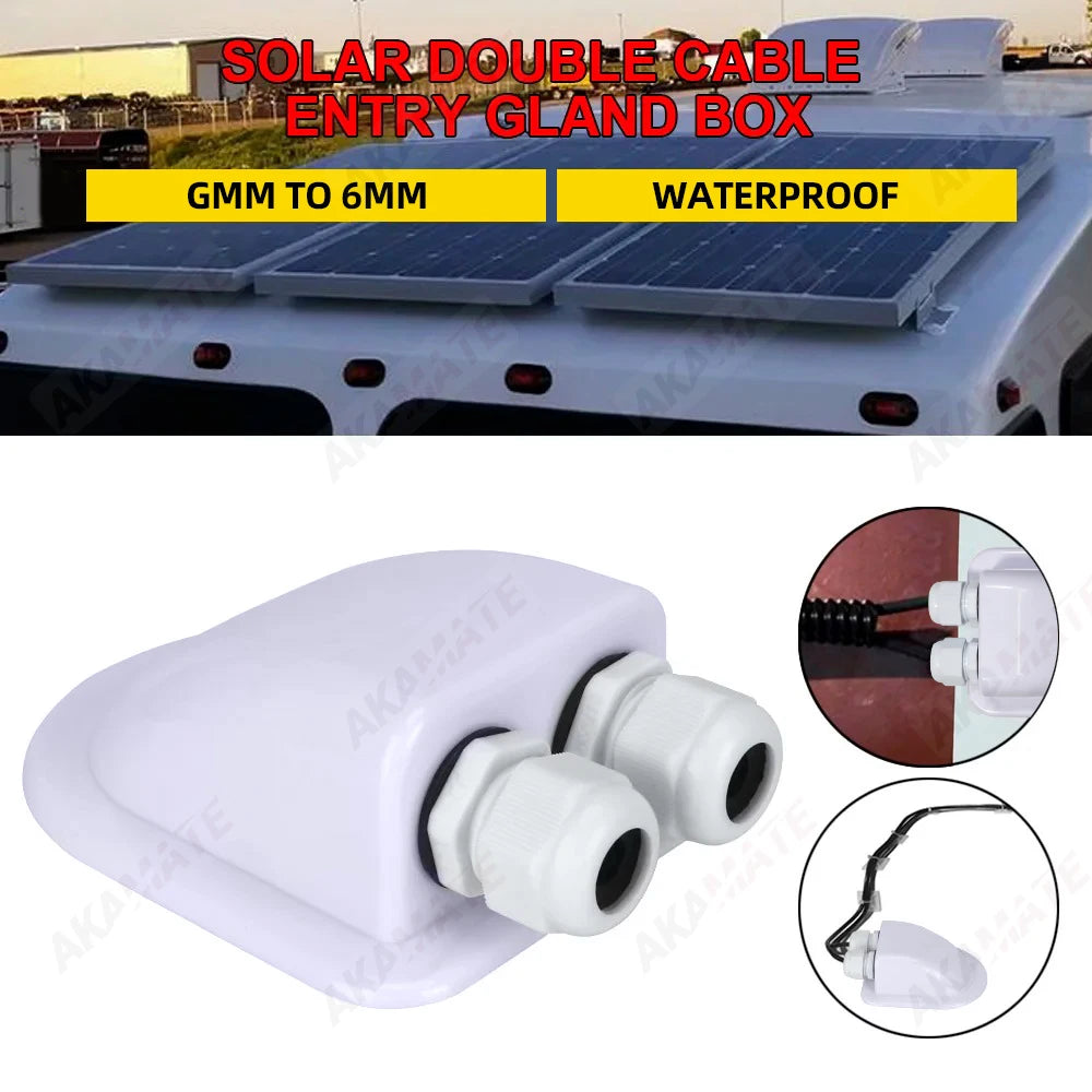 Solar Junction Box RV Waterproof &ndash; IP67 Cable Entry
