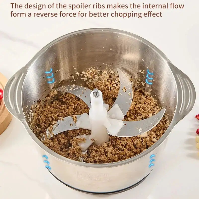 5L Electric Meat Grinder 304 Stainless Steel Multifunction