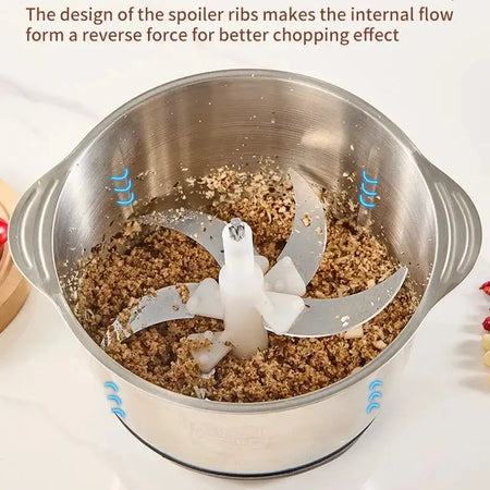 5L Electric Meat Grinder 304 Stainless Steel Multifunction