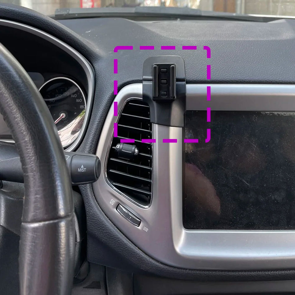 Jeep Compass 2017 2020 Trådlös Laddning Telefonhållare Bas