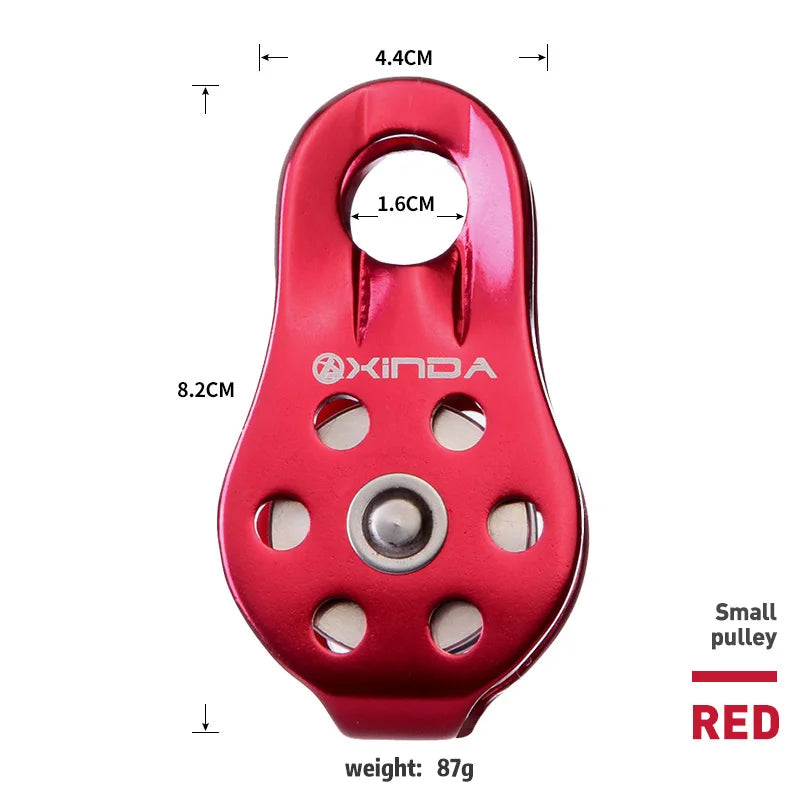 XD-8610 Small Pulley &ndash; Lightweight Aluminum Construction Red