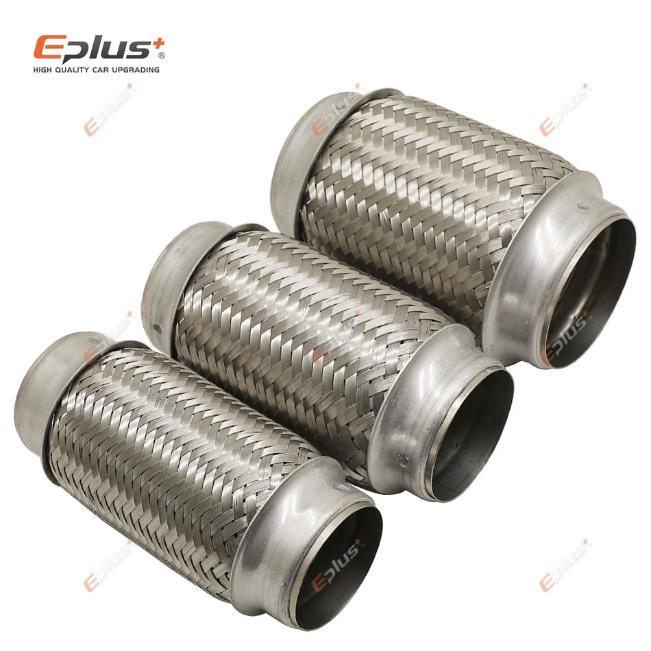 Universal Car Exhaust Tube Telescopic Connector with Stainless Steel Bellows