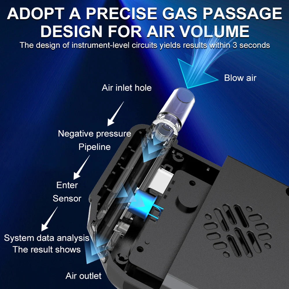 JuanJuan 1101 Portable Alcohol Detector &ndash; High Sensitivity