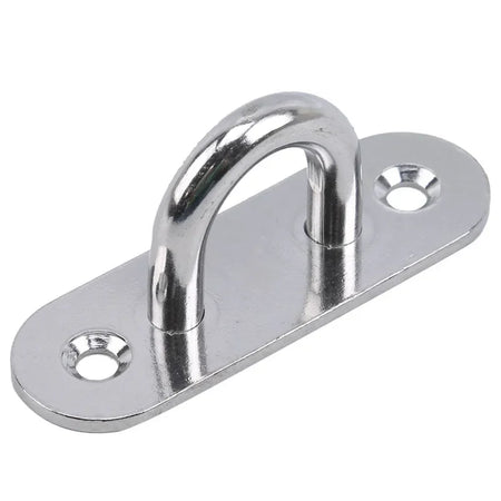304 Marine Grade Stainless Steel Oval Eye Deck Buckle Fastening Set M8