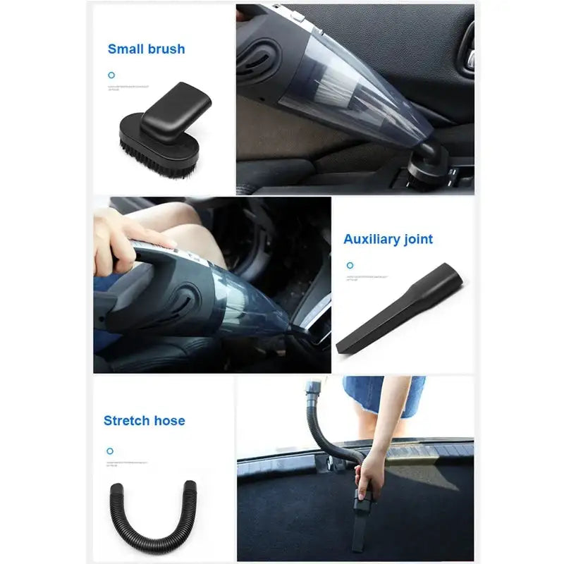 Wireless Handheld Vacuum 120W Cordless for Home and Car