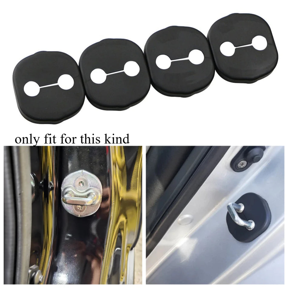 Durų spynos dangtelis ABS juodas Kia K5 Forte Sorento Carens Borrego Cadenza Shuma ir Hyundai iX45 HB20