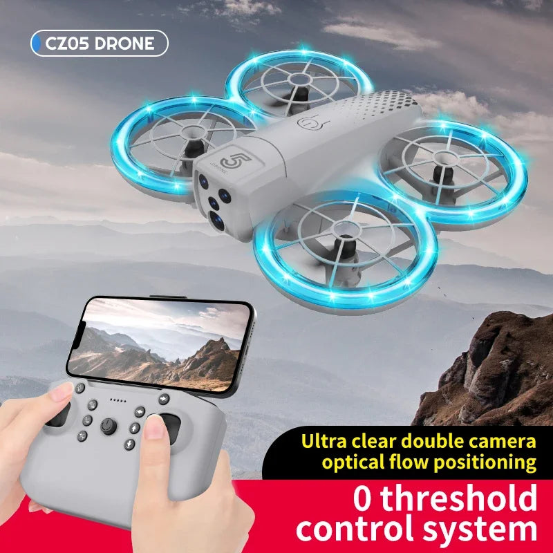 Mini RC Drone CZ05 - 4K HD Camera and Optical Flow