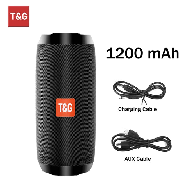 T&amp;G TG117 Waterproof Bluetooth Speaker Black