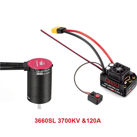 HobbyWing QuicRun WP 10BL120 G2 120A Waterproof Sensorless Brushless ESC Speed Controller 3652 3660 G2 Motor for 1/10 RC Cars by InterCyprus Trading Ltd
