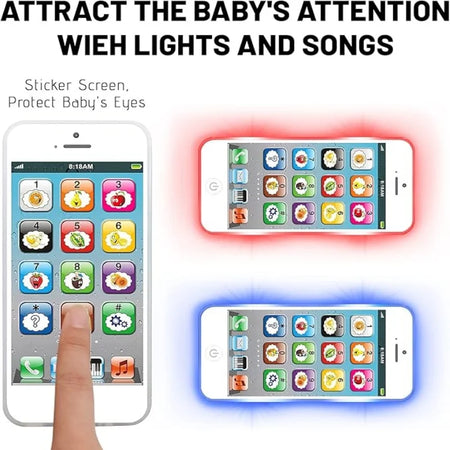 Children Simulation Phone Toy - Educational Light And Sound