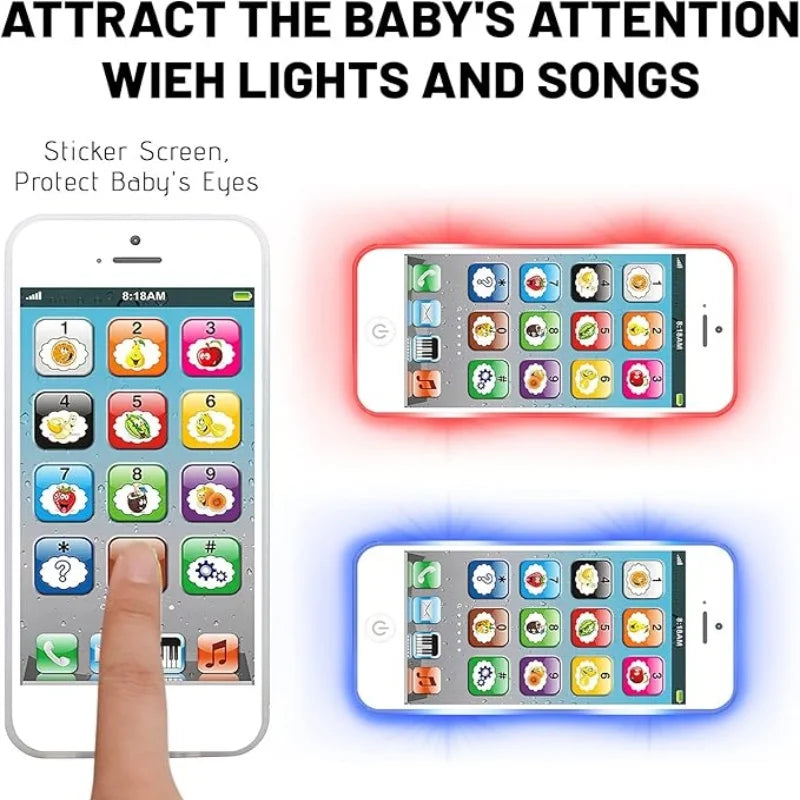 Children Simulation Phone Toy - Educational Light And Sound