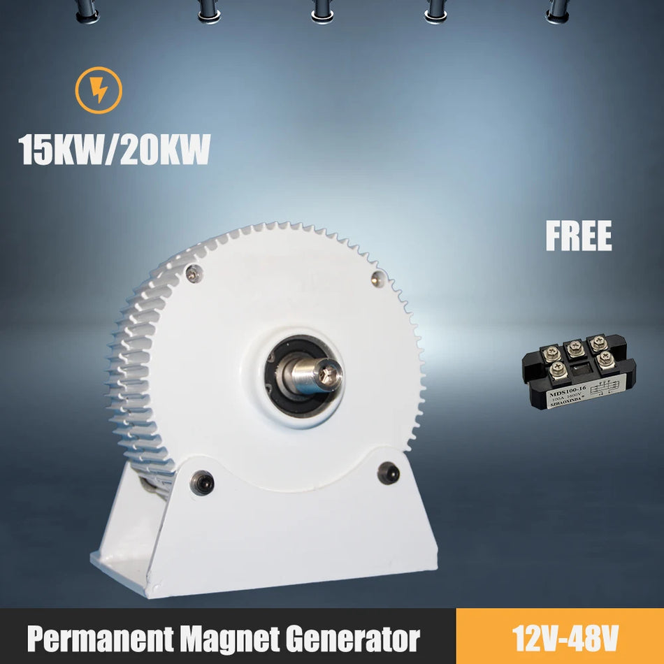 20KW Beįtampos Nuolatinio Magneto Generatorius Vėjo Turbinai