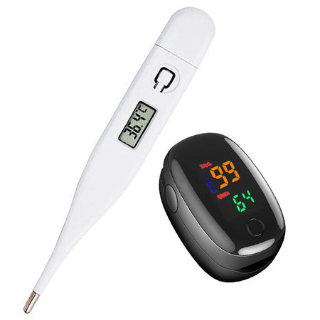 Medical Ear Thermometer Pulse Oximeter &ndash; Fast Reading Set 7