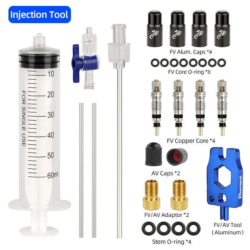 Deemount Tire Sealant Syringe &ndash; Easy Fluid Injection Tool TOL179 FV4-A25