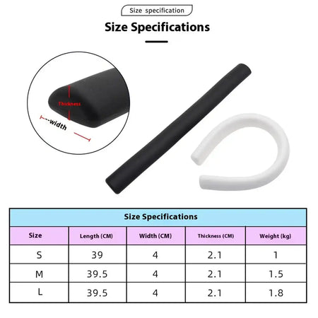 Dive Neck Weight Bendable Wearable Dive Neck Weight Ring Precise Buoyancy Control Ring for Freediving Enthusiasts Accessories White L