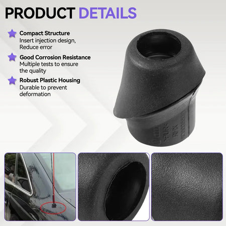 Car Antenna Base Waterproof Rubber Grommet Seal 8D5035539 Anti-Rust For Audi A6 C5 1998-2004 Also Fit For A8 S8 2010-2013 by InterCyprus Trading Ltd