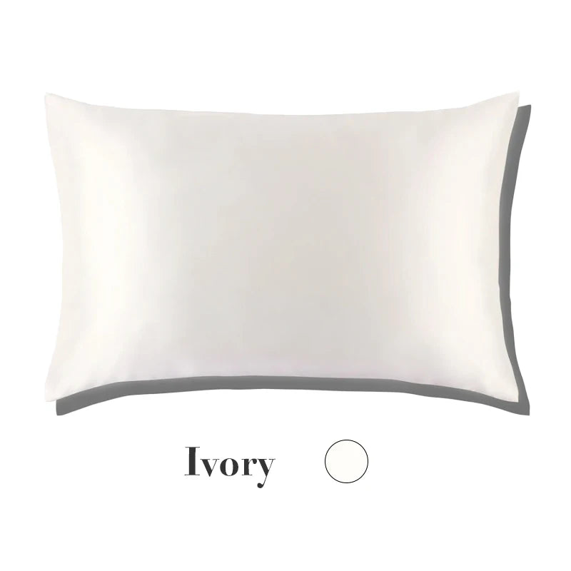 Natural Mulberry Silk Pillow Case &ndash; Luxurious Comfort and Softness Ivory / 40x60cm