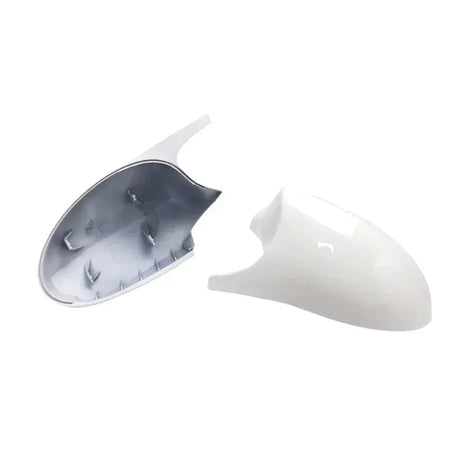 1 Pair White Rearview Exterior Side Mirror Caps for BMW E90 E91 E92 E93 E81 E87 E82 E88 3 1 Series M Design replacement by InterCyprus Trading Ltd