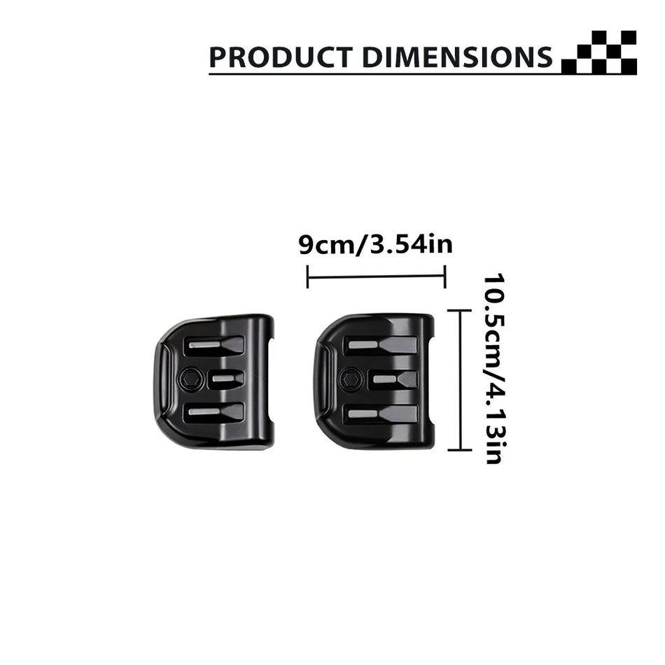 Coperture delle cerniere del portellone effetto fibra di carbonio per Suzuki Jimny