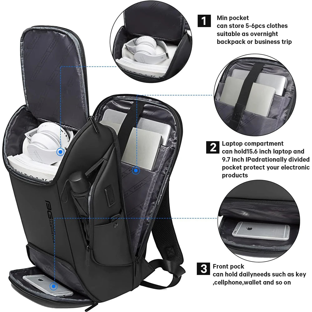 BANGE Business USB Charging Smart Backpacks &ndash; USB Charging