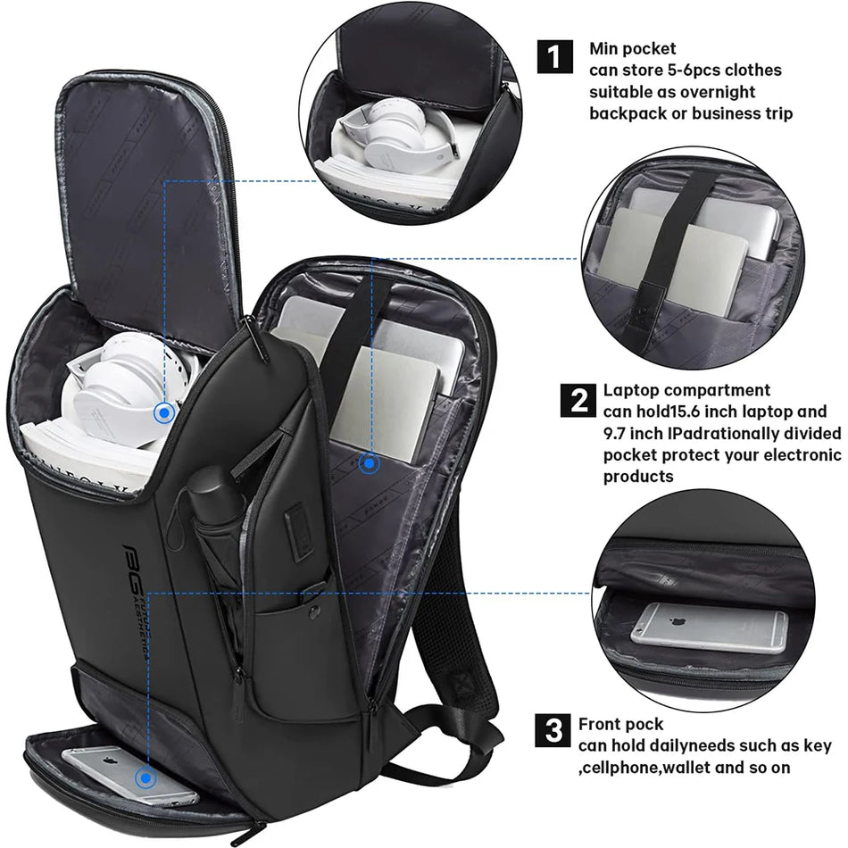 BANGE Business USB Charging Smart Backpacks &ndash; USB Charging