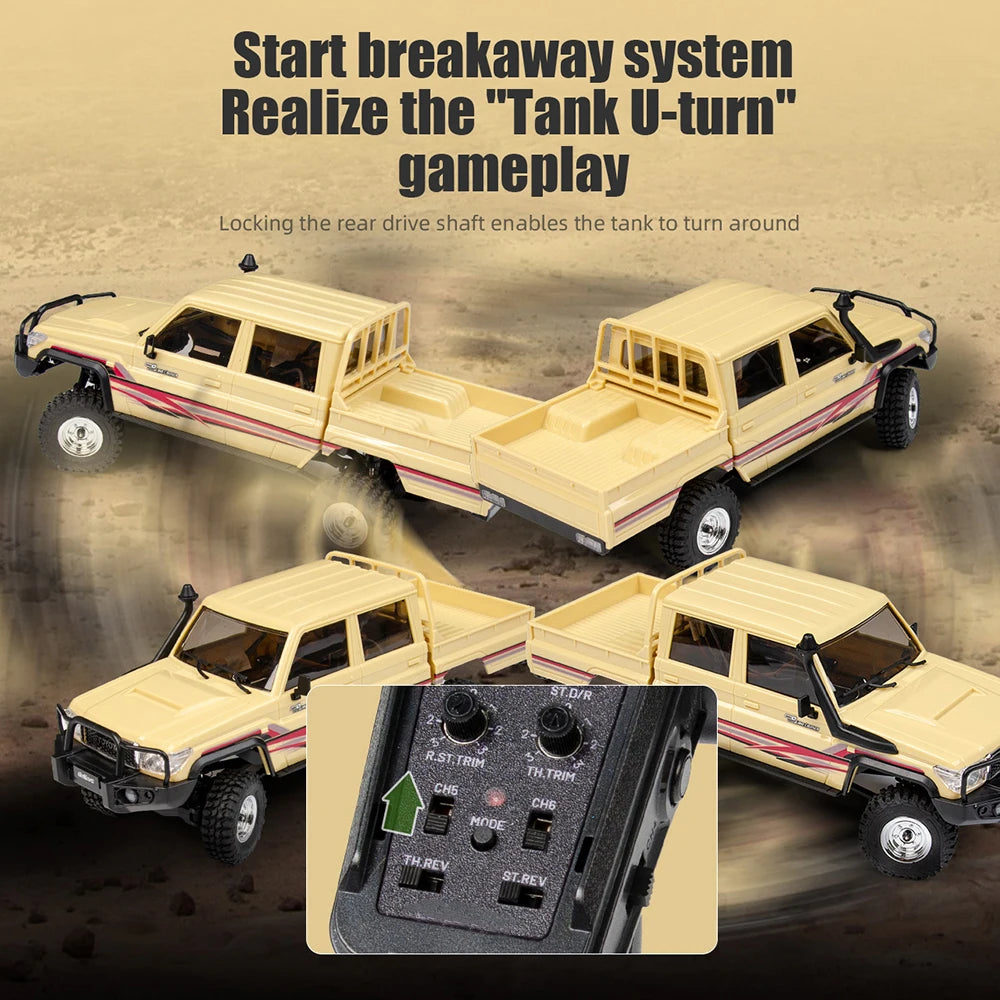 UCX1801PRO RC Car &ndash; Brushless 2.4GHz 4WD Off Road Cruiser