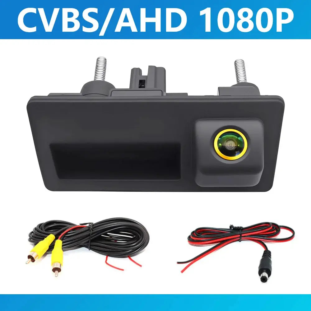 4K AHD 1080P Dynamic Trajectory Reverse Camera For Audi A4L A6L Q3 Q5 Q7 A3 VW Tiguan Sagitar Lavida Passat Touareg Trunk Handle by InterCyprus Trading Ltd