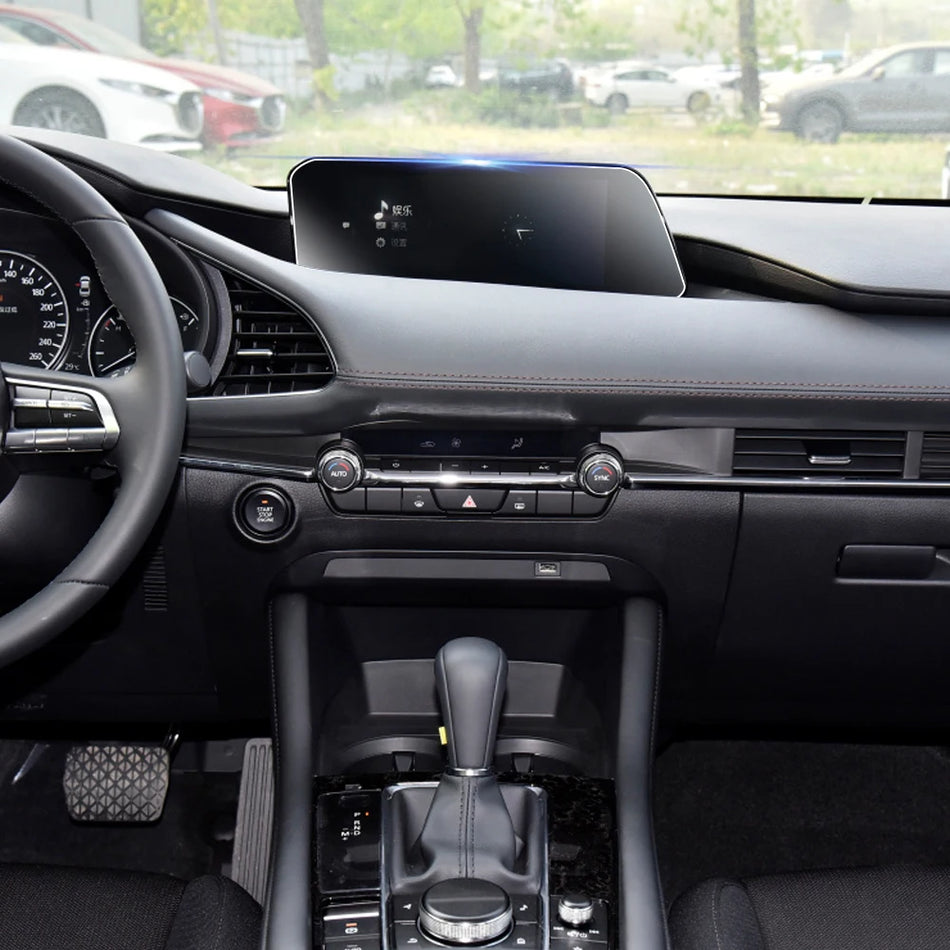 Protezione per schermo per Mazda 3 2019-2022 display da 8,8 pollici in vetro temperato HD chiarezza anti-graffio