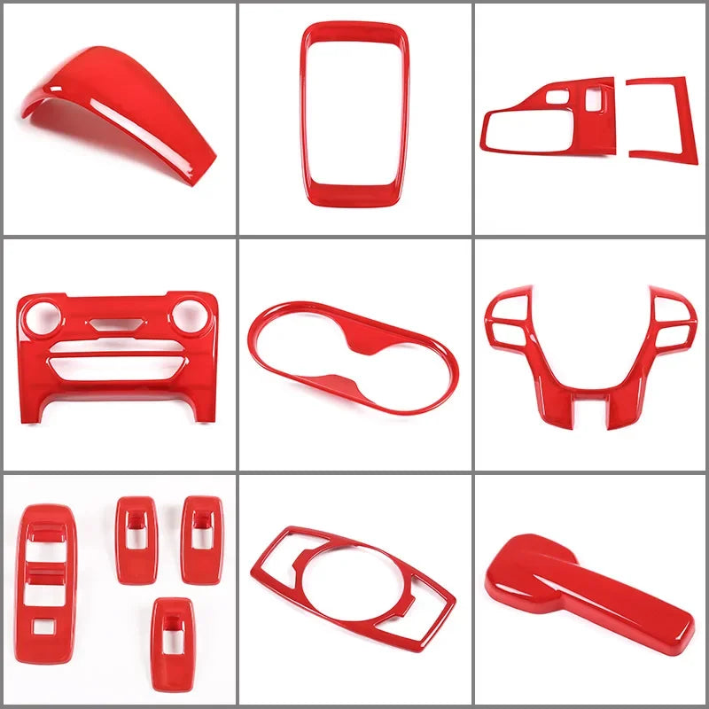 Adesivo rosso ABS per volante Ford Ranger Wildtrak