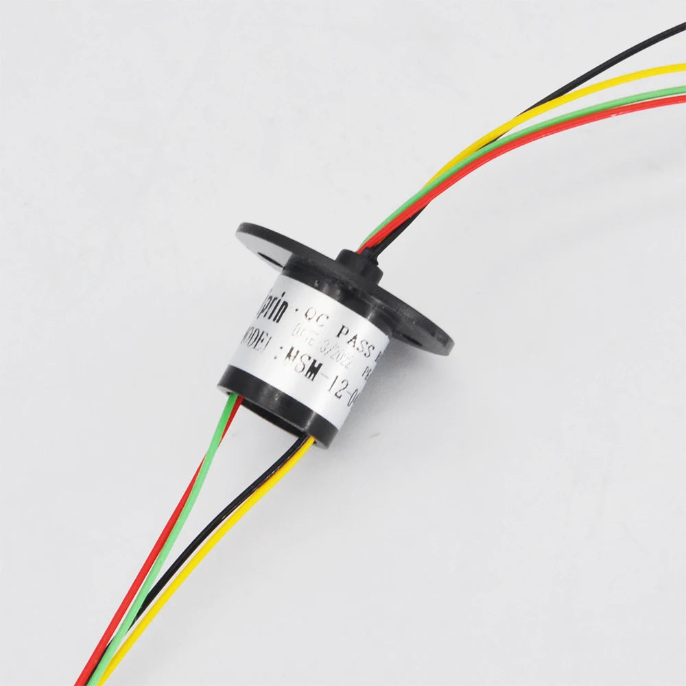 Micro Rotate Slip Ring 2A 12.5mm - Multi Channel Options 4 Channel