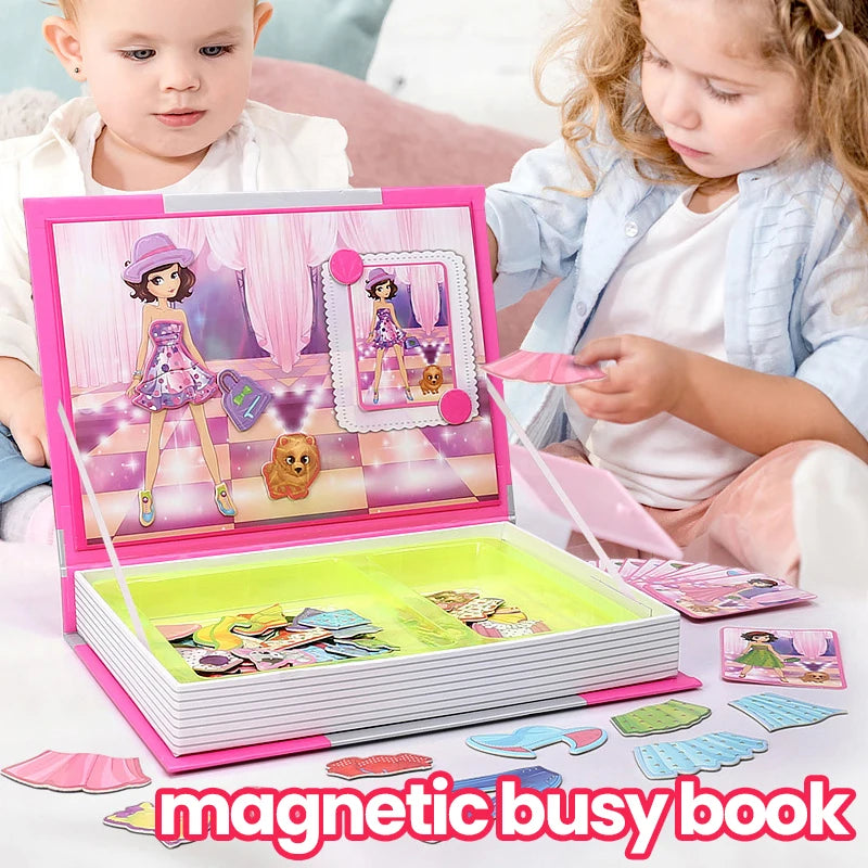 Magnetic Busy Book Matching Puzzles &ndash; Montessori Learning