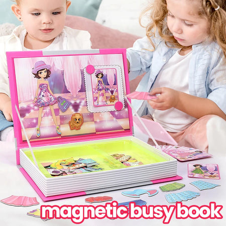 Magnetic Busy Book Matching Puzzles &ndash; Montessori Learning