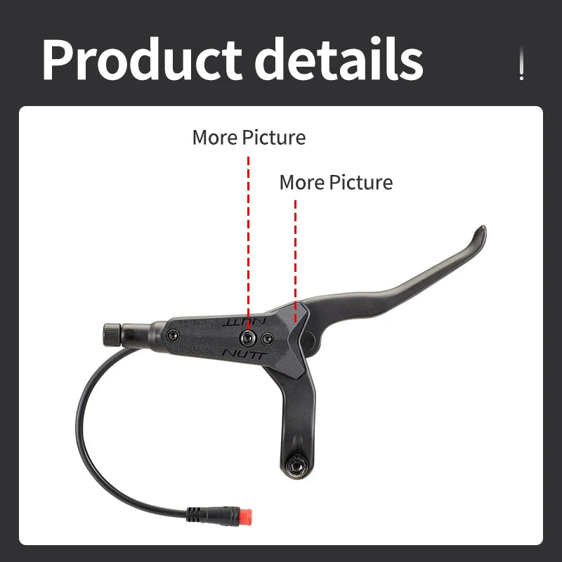 Nutt 4 Pistons Electric Scooter Brake Y-5 &ndash; Enhanced Hydraulic Disc Braking Performance