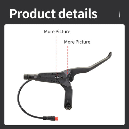 Nutt 4 Pistons Electric Scooter Brake Y-5 &ndash; Enhanced Hydraulic Disc Braking Performance