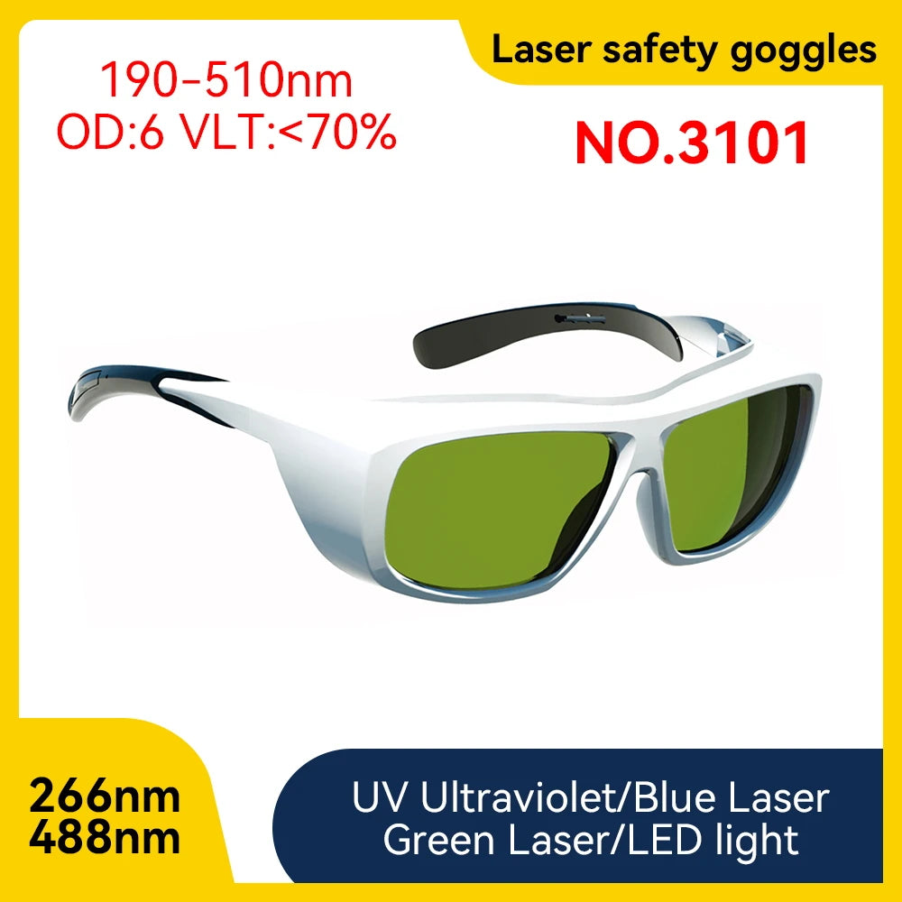 NoEnName_Null OD6 Laser Safety Glasses for 190-2000nm Protection Model 3101 OD6