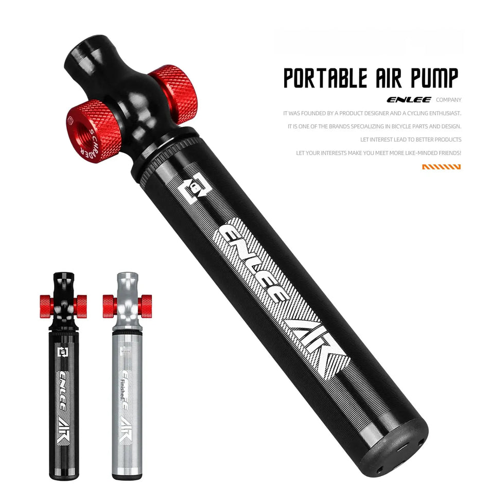 ENLEE Aluminium mini Portable Bike Pump Ultra Light 57.5g Bicycle Pump Suitable for Mountain Bikes, Road Bikes and Folding Bikes by InterCyprus Trading Ltd