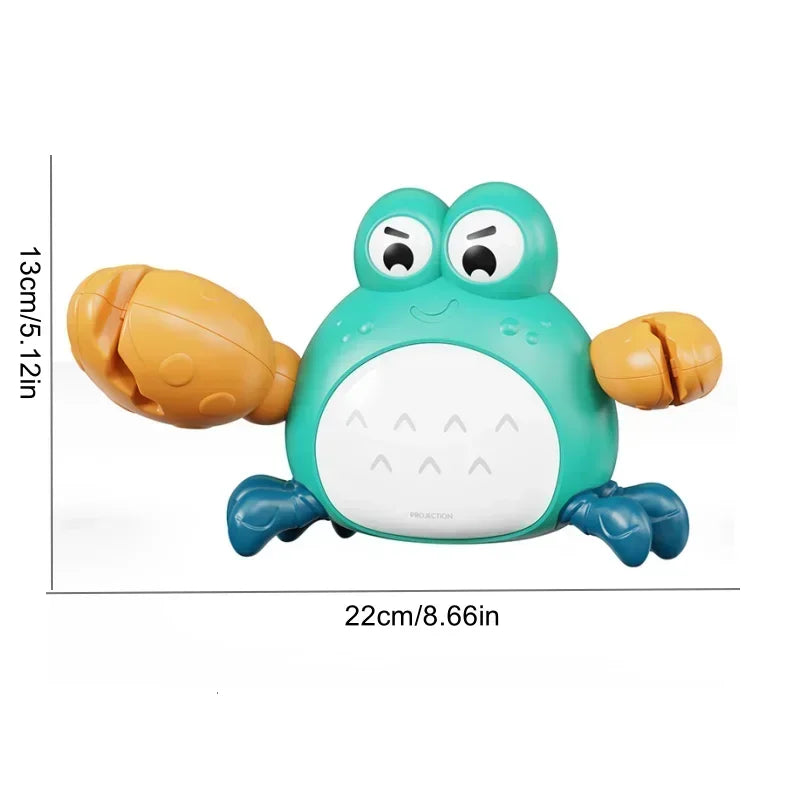 Multifunctional Educational Crab Toy with Music &amp; Lights for Kids Aged 18 Months+