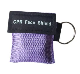 CPR Resuscitator Mask &ndash; Portable Emergency Aid Tool light purple