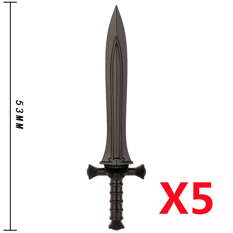 Medieval MOC Weapon Figure Building Blocks - Perfect Gift for Children