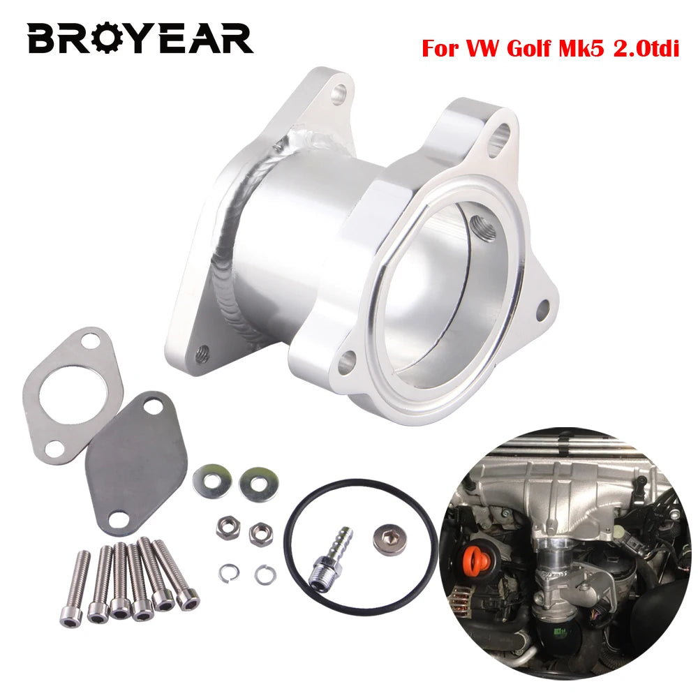 Adapter Valve Kit With Alloy for VW Golf Mk5 and Skoda 2.0 TDI by InterCyprus Trading Ltd