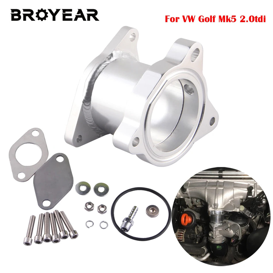 Adapter Valve Kit With Alloy for VW Golf Mk5 and Skoda 2.0 TDI by InterCyprus Trading Ltd