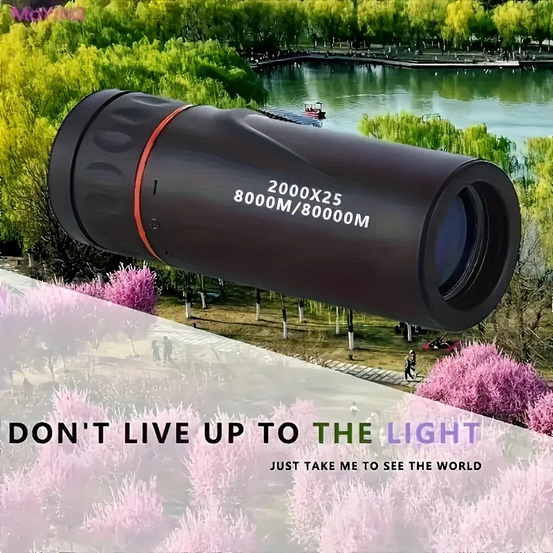 NoEnName_Null 2000X25 HD Monocular Telescope - Compact &amp; Versatile for Outdoor Adventures