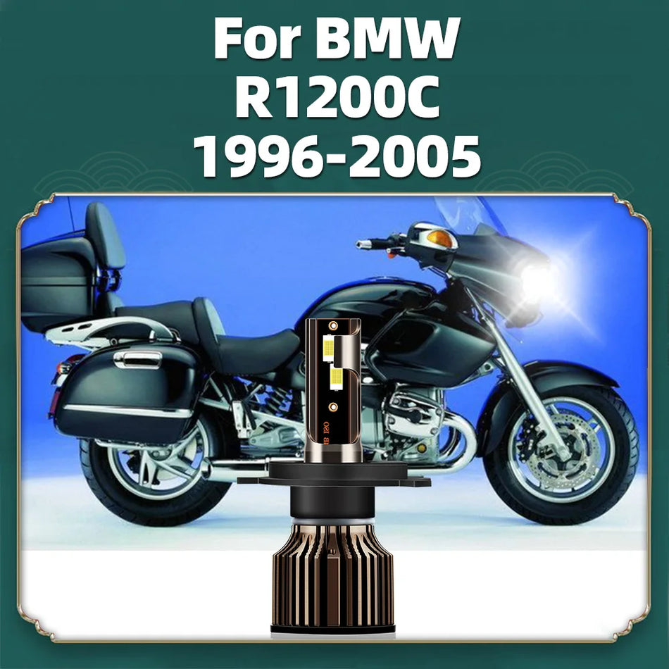 Lâmpada LED para Farol BMW R1200C, 10000LM, 6500K, Plug-N-Play para Motociclos R1200CL e R1200ST