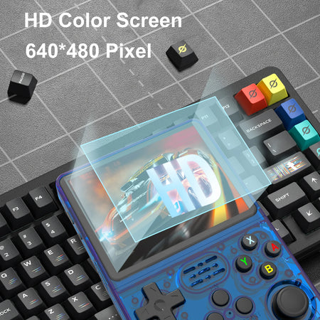 R36S Open Source K36 Handheld Game Console with 16000+ Games and 3.5" IPS Screen