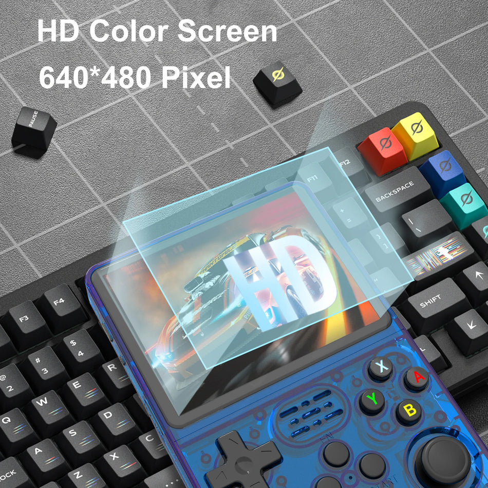 R36S Open Source K36 Handheld Game Console with 16000+ Games and 3.5" IPS Screen